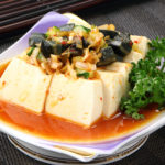 ピータンと豆腐の和え物